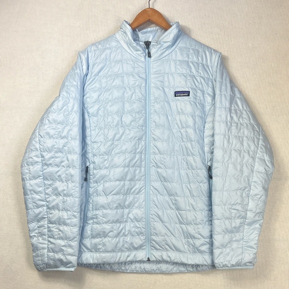 Patagonia NWT Nano Puff Jacket Women’s Size XXL 2XL Chilled Blue - Picture 4 of 13